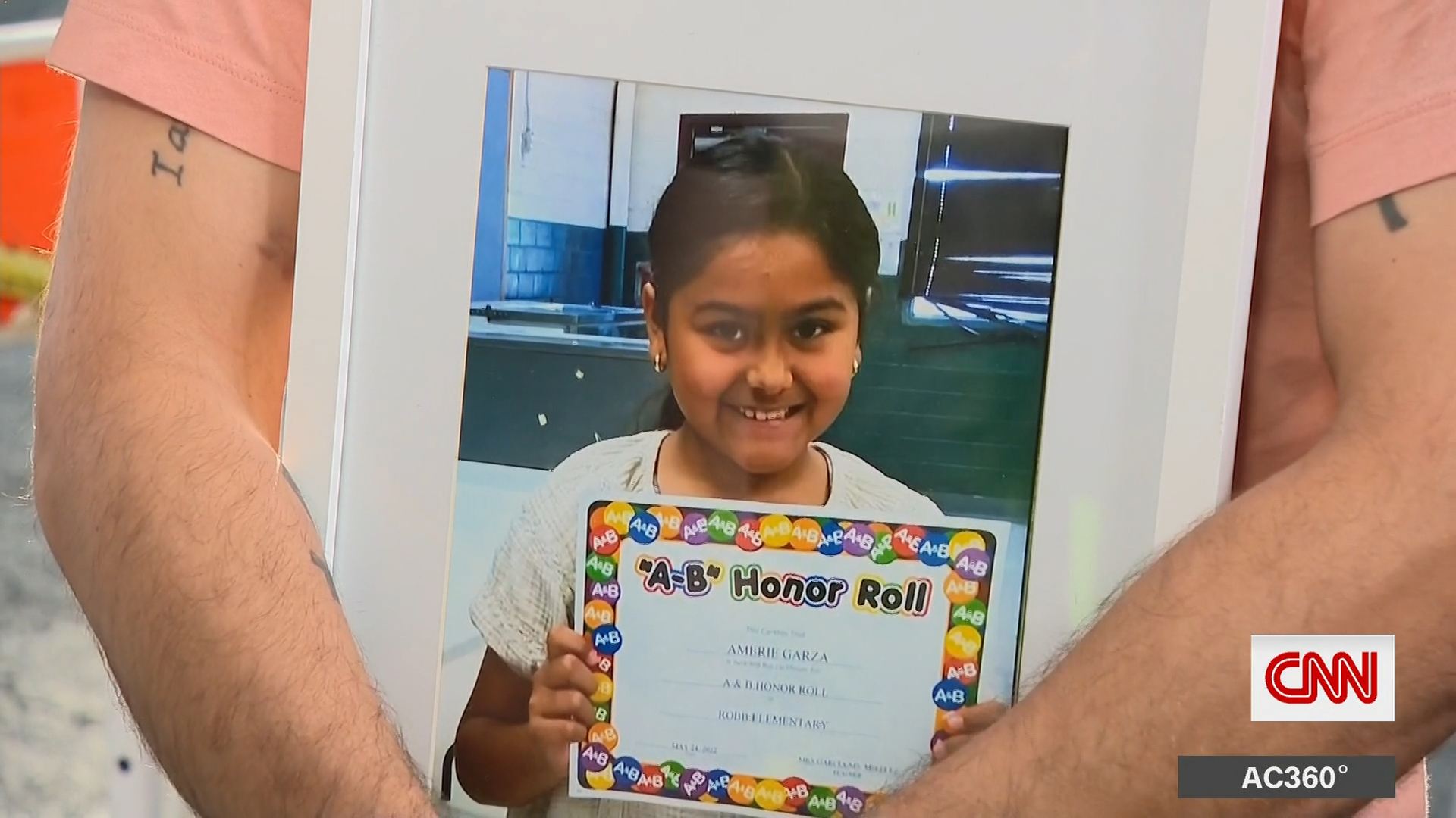 Amerie Garza had just made the honour roll. She celebrated her 10th birthday two weeks ago. 