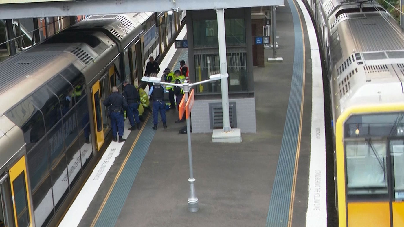 Man falls onto train tracks as train approaches in Penshurst.