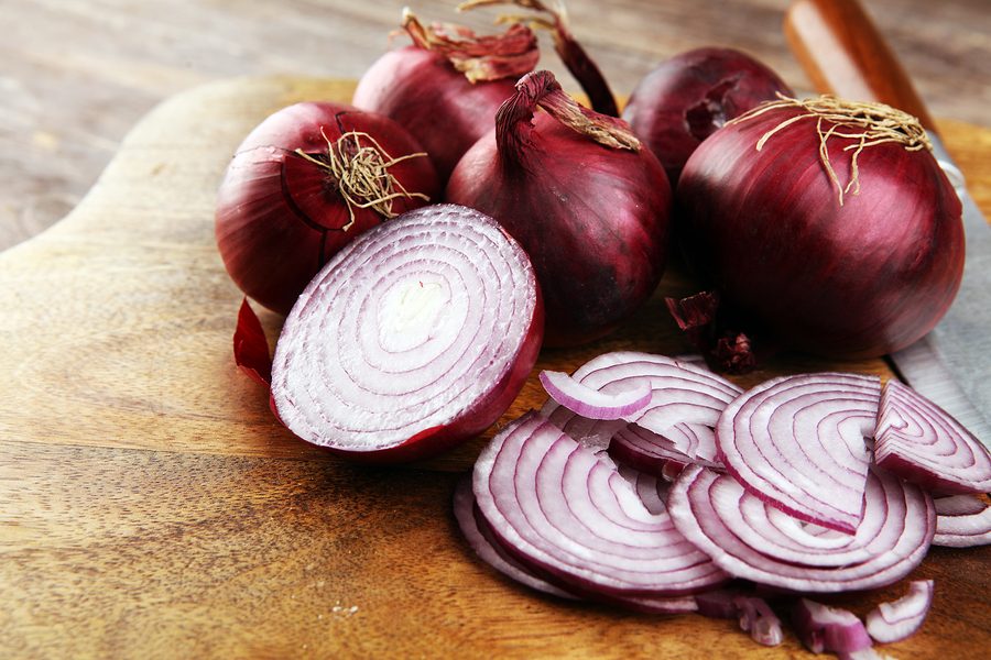 There are many health benefits associated with red onions.