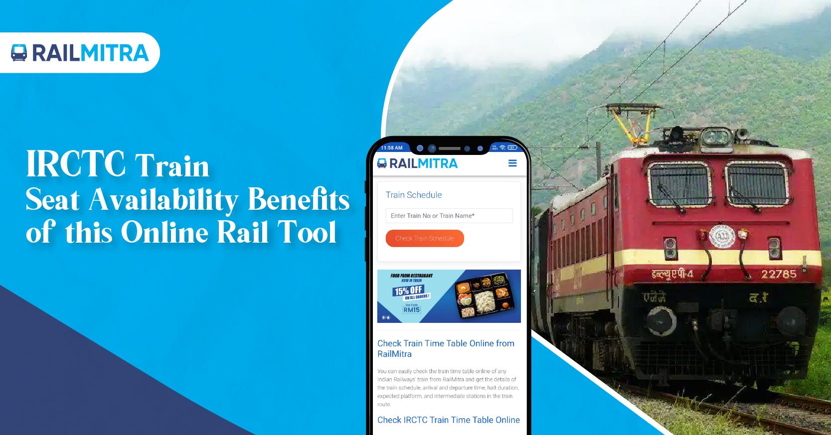 IRCTC Train Seat Availability Benefits of this Online Rail Tool RailMitra