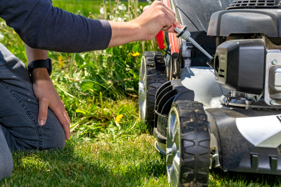 lawn mower engine oil