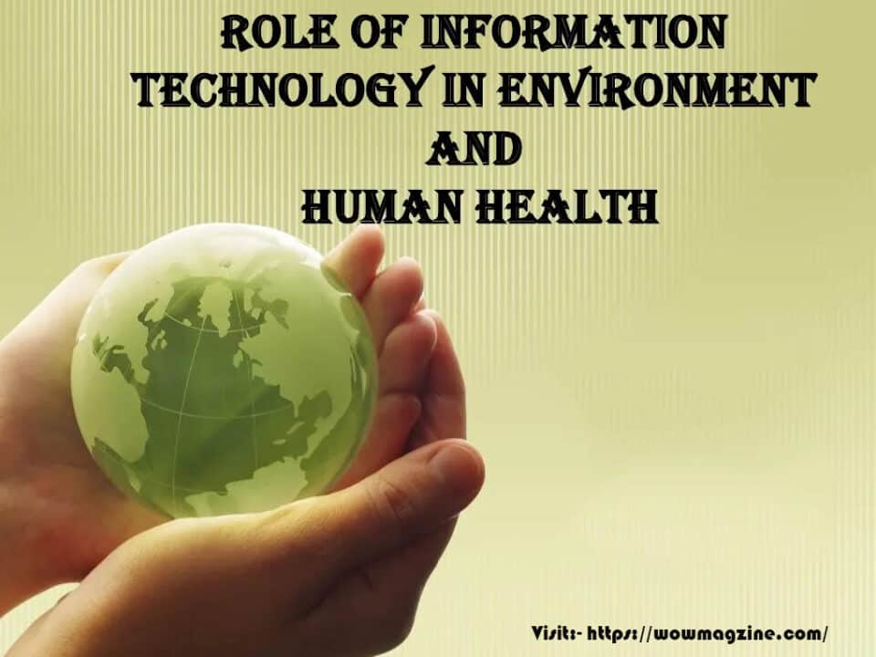 role of information technology in environment and human health