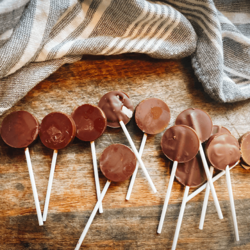 sticks for candy chocolates