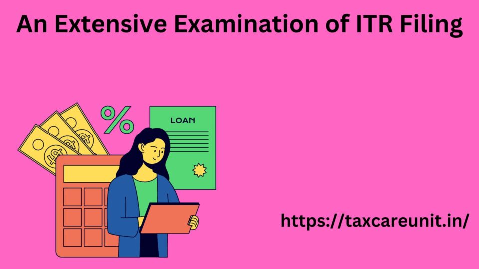 An Extensive Examination of ITR Filing