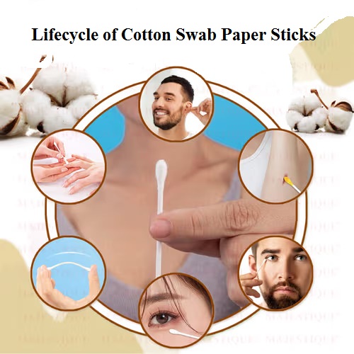 cotton swab paper sticks
