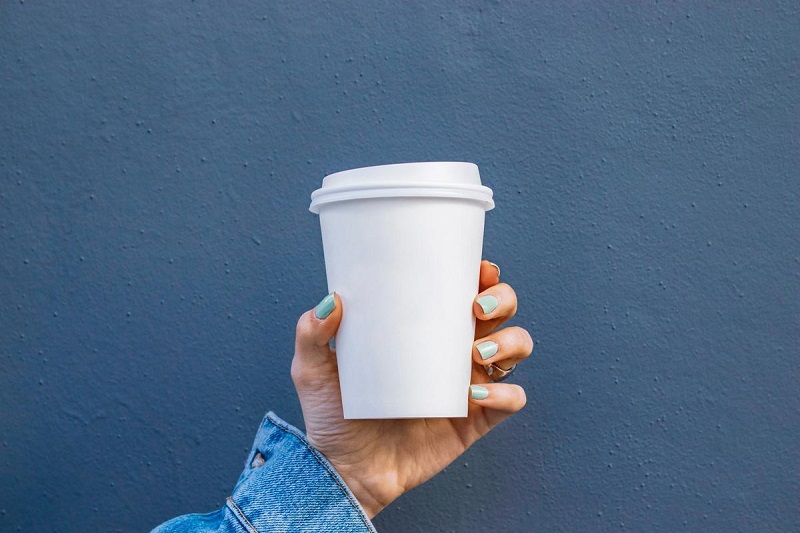 Branded coffee cups