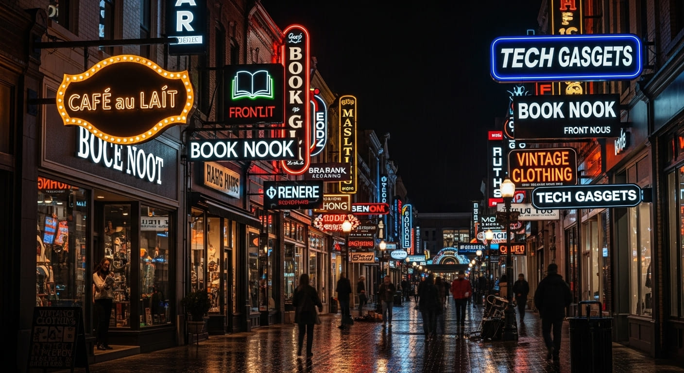 3D Illuminated Signs