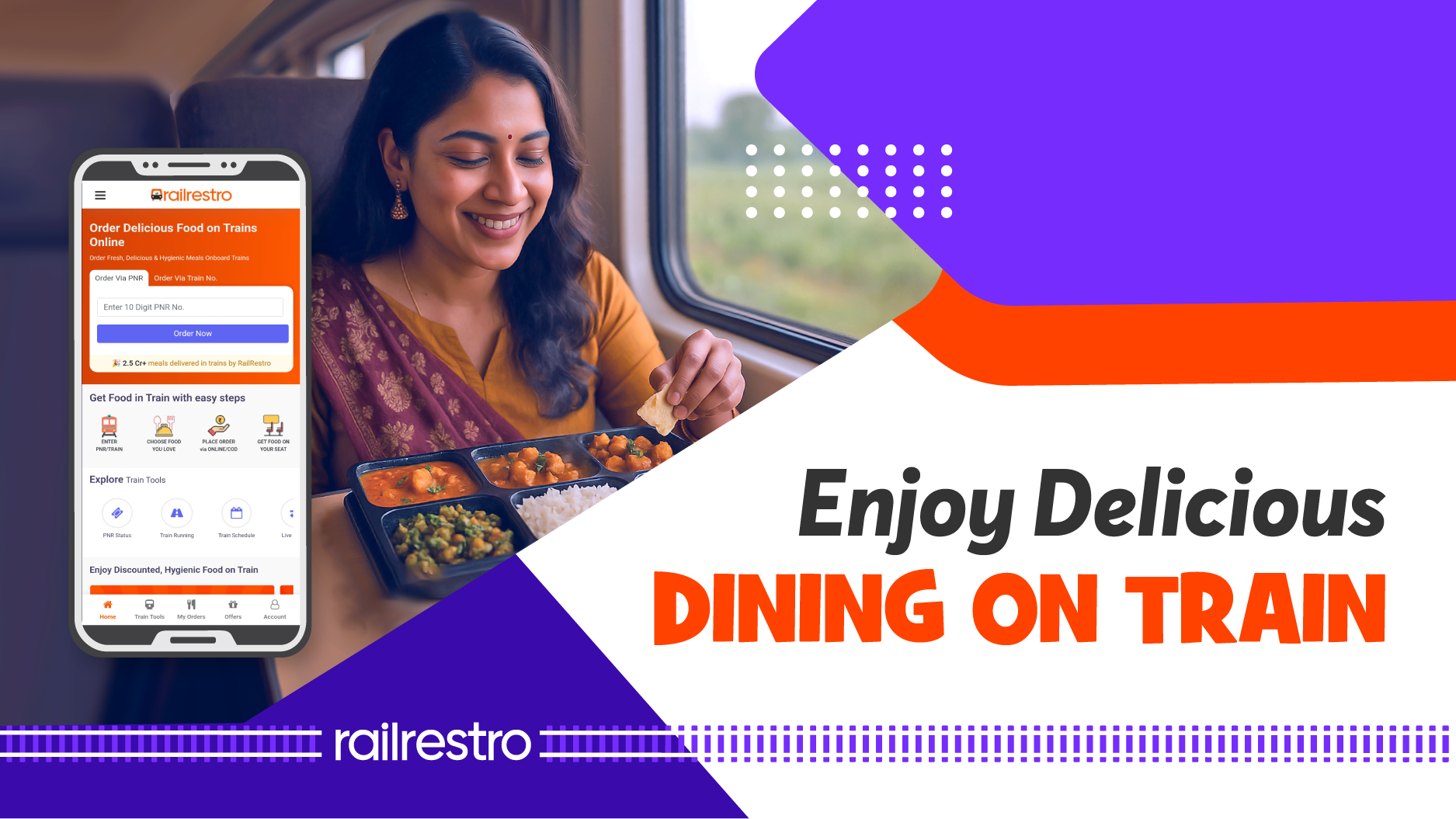 order food in train