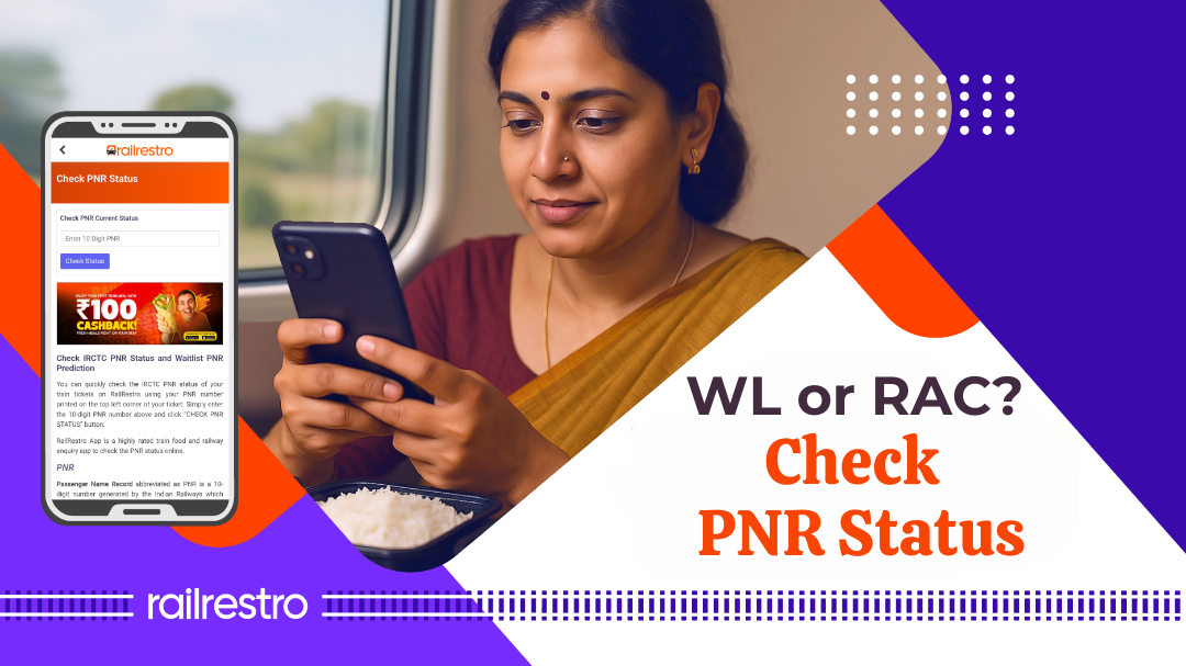 check pnr status of train tickets