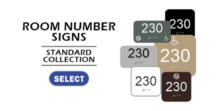 Room Number Signs With Braille: Stay ADA Compliant - Ezine Blog