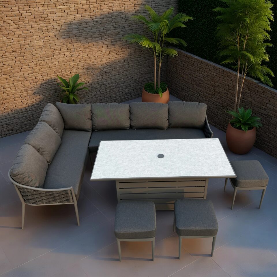 Rope garden furniture
