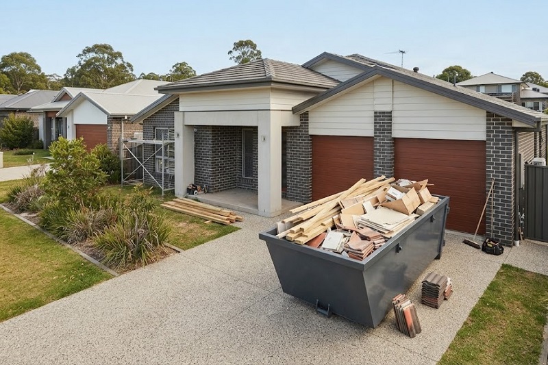 Skip bin for home renovations