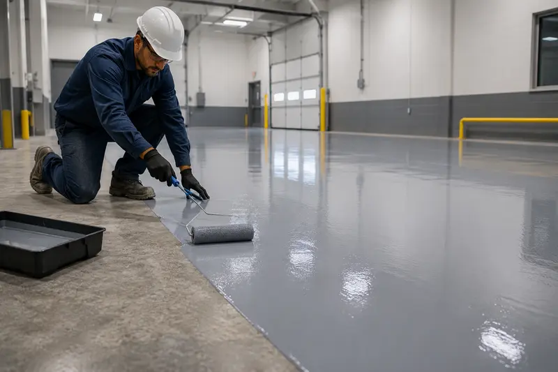 epoxy flooring officer