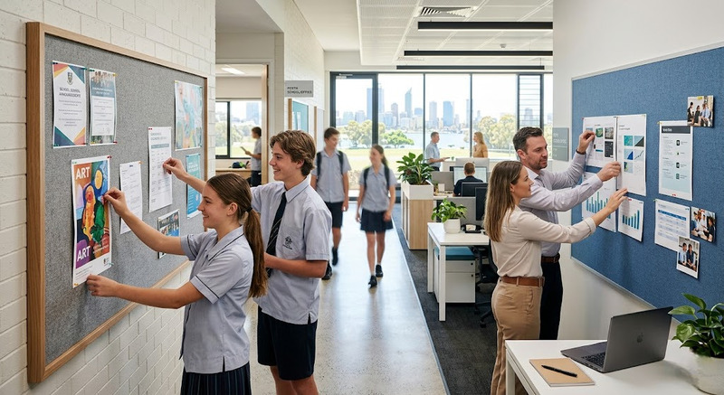 School and Office Pinboards in Perth